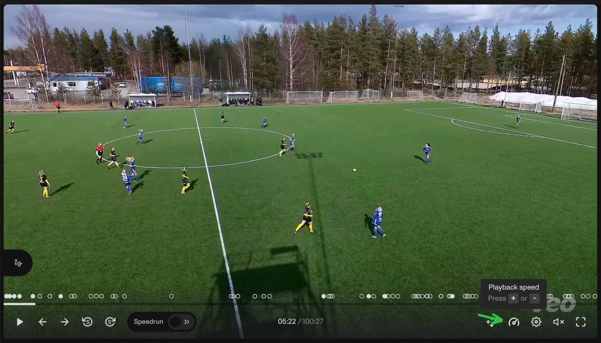 Playback Speed Button