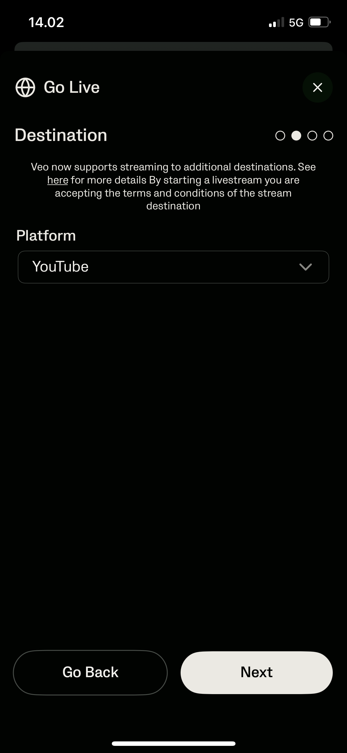 Select YouTube