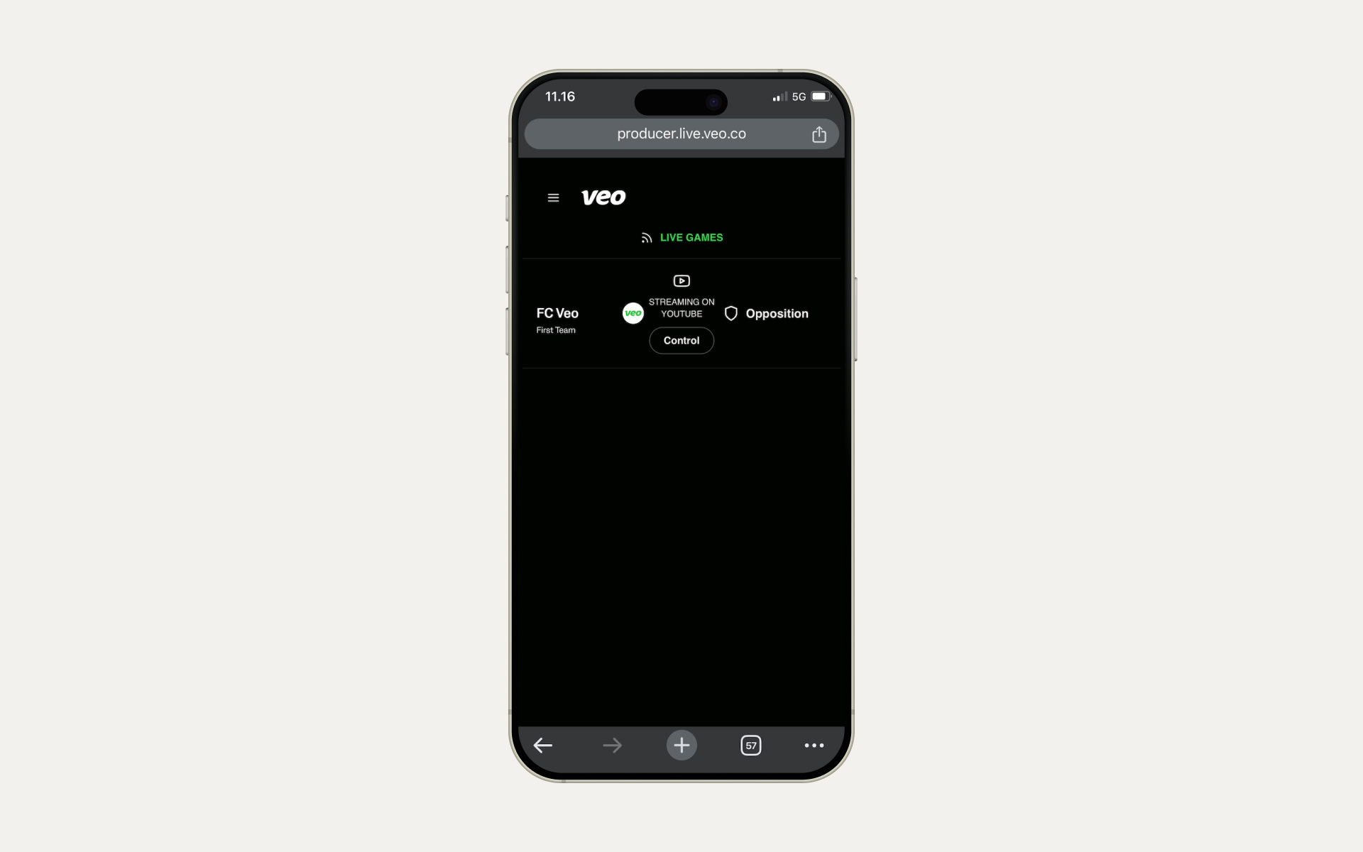 Tap on control to start using the external producer panel.jpg
