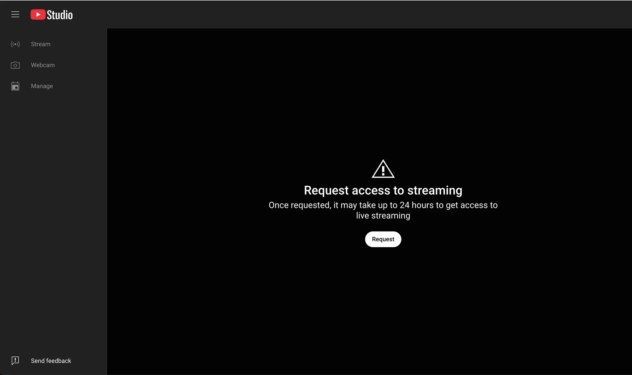 Enable Live Streaming on YouTube