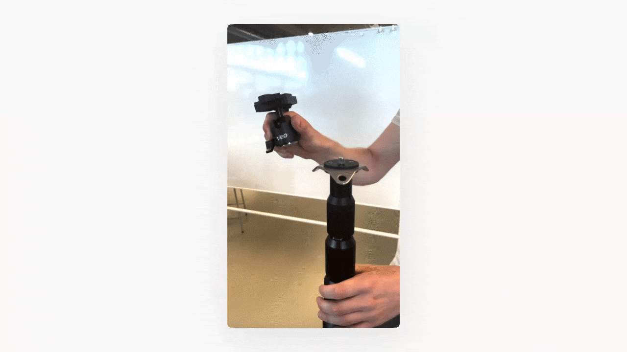 Installing the ball-head mount