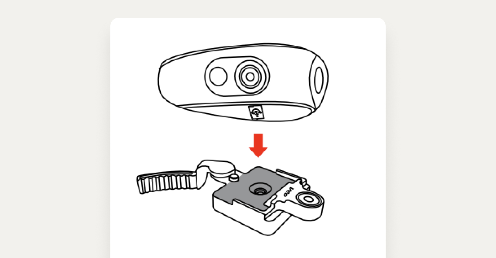 Fixer la caméra sur l’attache rapide du trépied