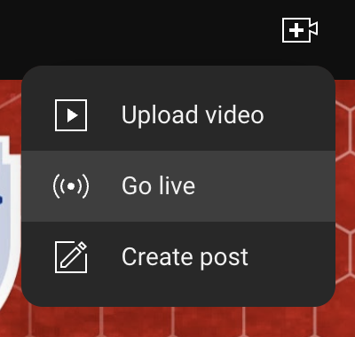 Rozpocznij transmisję na YouTube