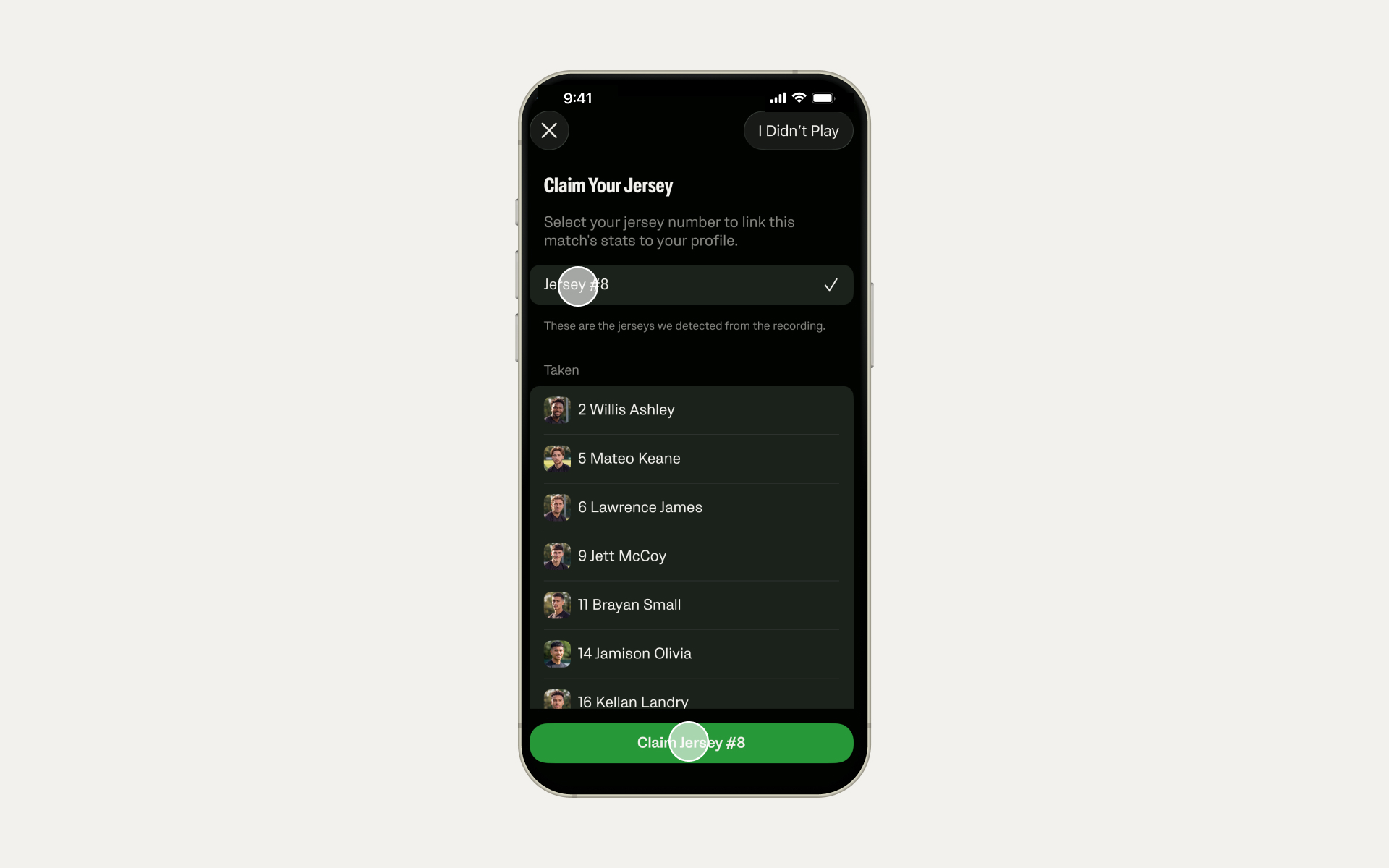 Reclama tu camiseta en la Veo App
