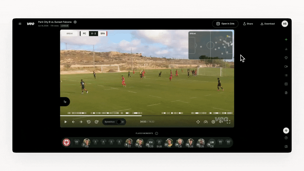 Shot map Analytics panel.gif