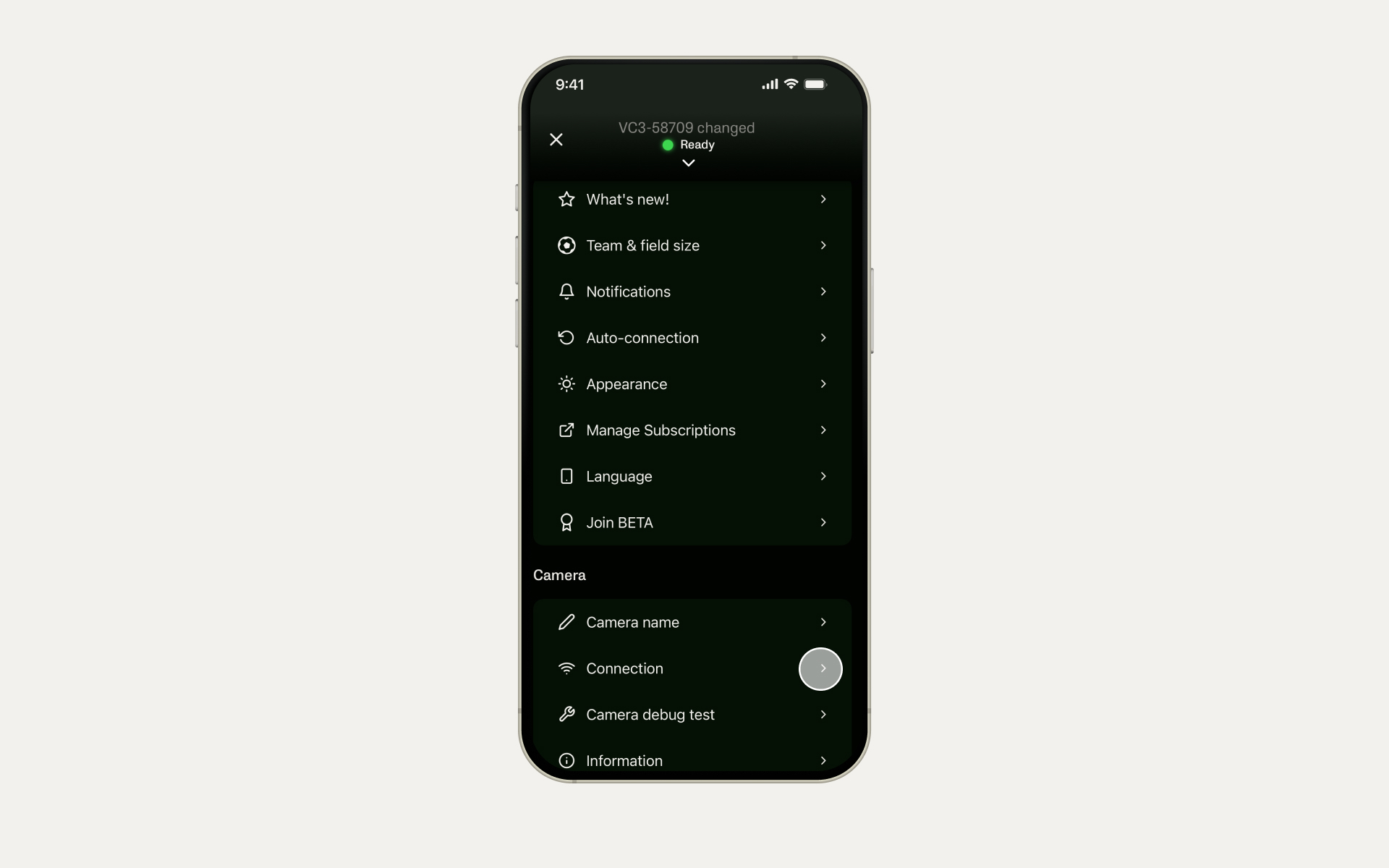 Scheda Connessione della Veo Cam App.jpg