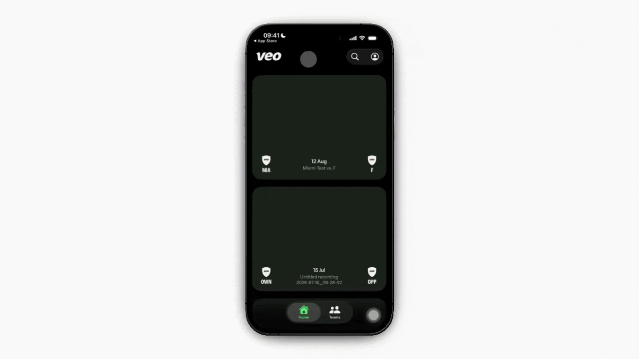 Privacy del club nell'app Veo.gif